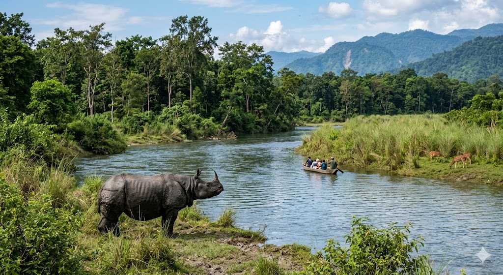 Chitwan National Park Nepal wildlife safari