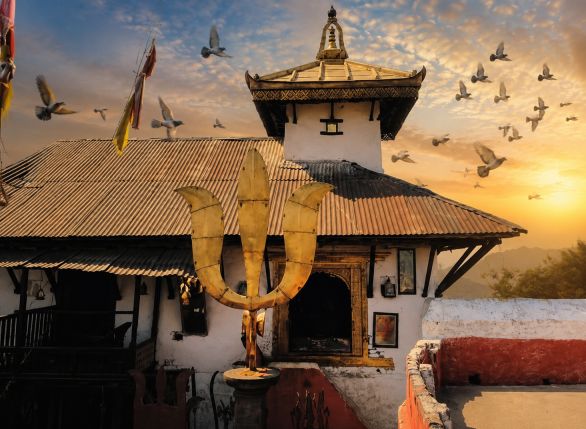 Spiritual Peace at Bhairavsthan and Local Flavors